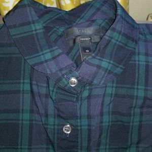 J CREW Peter pan collar